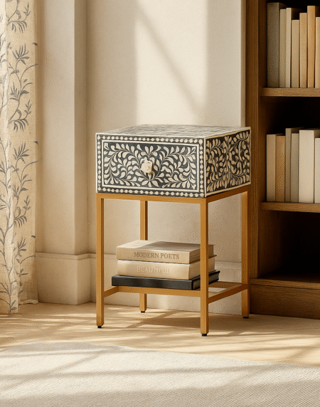 bone-inlay-floral-one-drawer-side-table